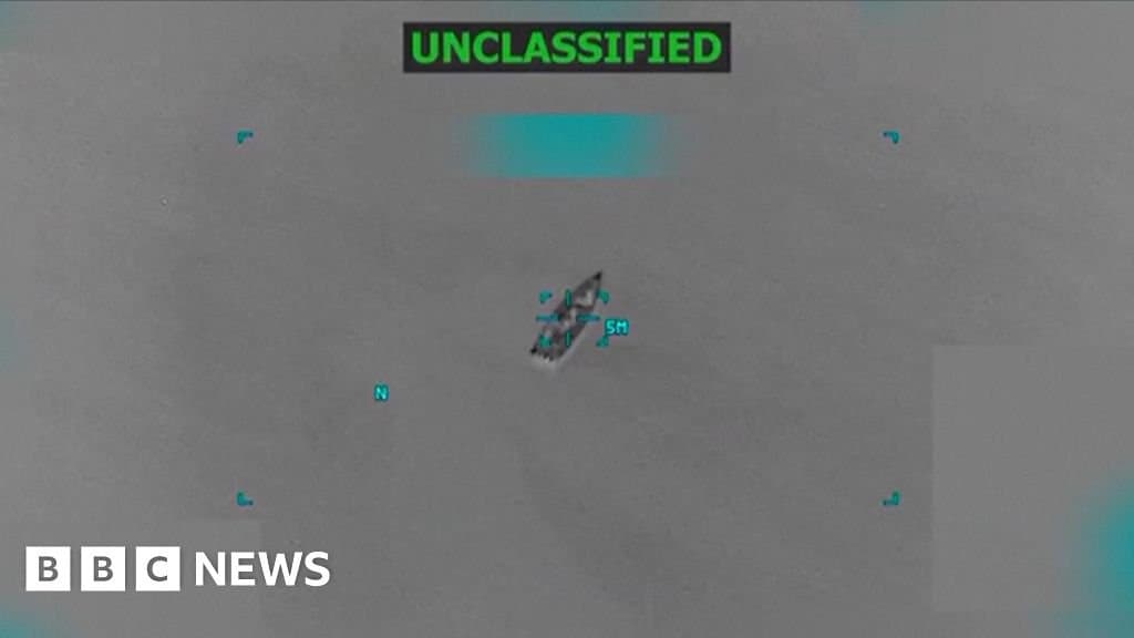 The US struck a vessel off the coast of Venezuela on Tuesday, killing six people.